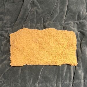Yellow Textured Tube Top/Bralette